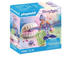 PLAYMOBIL PRINCESS MAGIC - SIRÈNE AVEC COQUILLAGE ET PERLE #71502